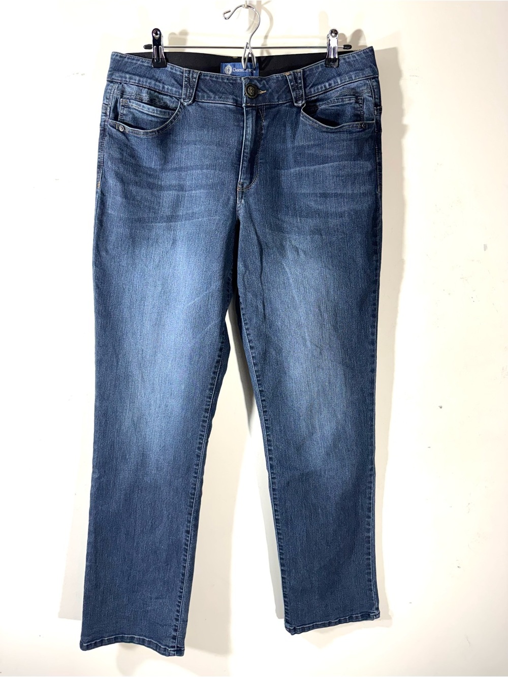 Democracy Absolution Booty Lift Straight Indigo Jeans Sz 14 Slimming - Picture 5 of 14